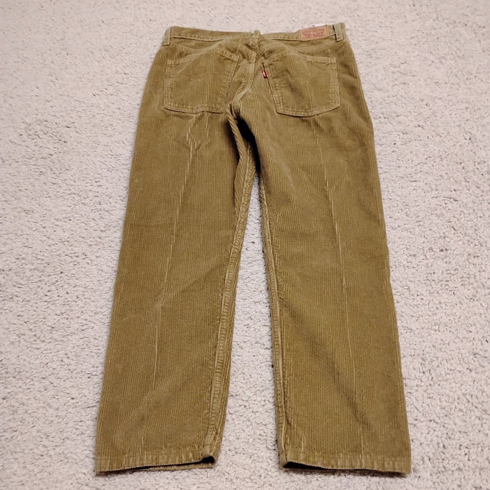 Levis Pants Mens 30x30 (Hemmed 30x26) Brown Corduroy Classic Casual Preppy